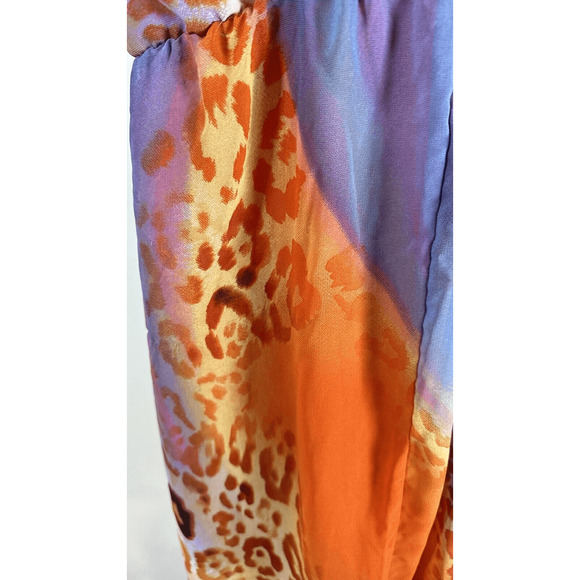 W118 by WALTER BAKER NWT Tropical Leopard JUNGLE Maxi DRESS Woman’s M NWOT - Picture 10 of 16